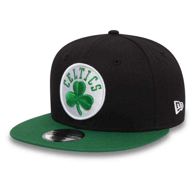 Gorras New Era 9fifty Negros - Boston Celtics Logo 21453YIWZ